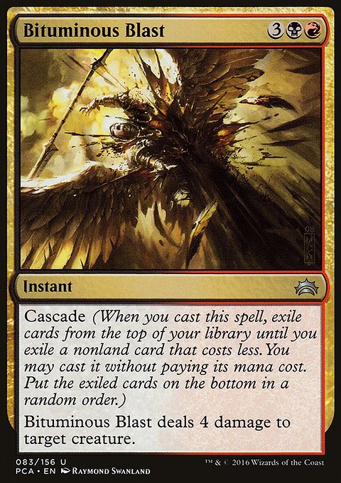 Bituminous Blast, Planechase Anthology #83, Magic: The Gathering card