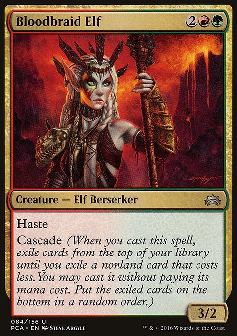 Bloodbraid Elf, Planechase Anthology #84, Magic: The Gathering card