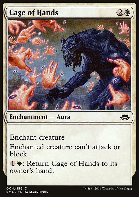 Cage of Hands, Planechase Anthology #4, Magic: The Gathering card