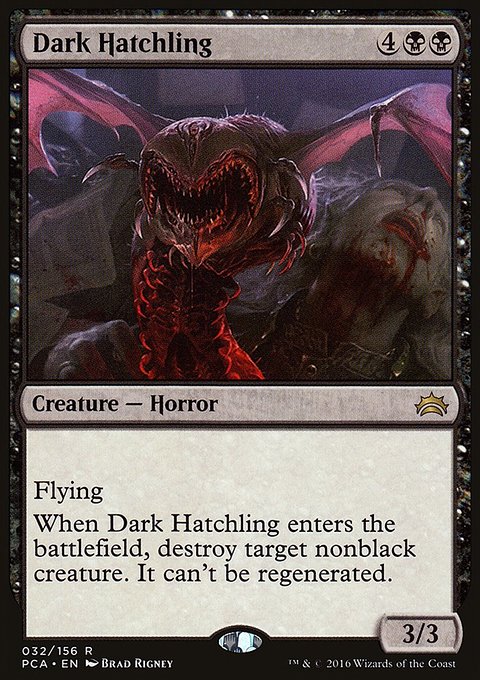 Dark Hatchling, Planechase Anthology #32, Magic: The Gathering card