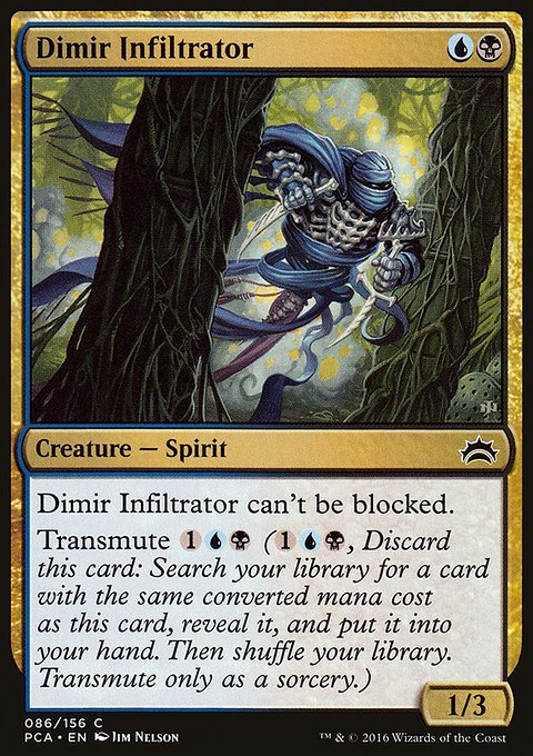 Dimir Infiltrator, Planechase Anthology #86, Magic: The Gathering card