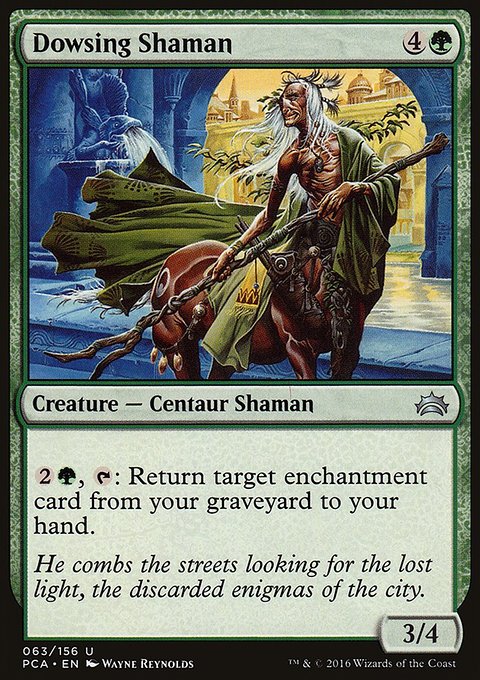 Dowsing Shaman, Planechase Anthology #63, Magic: The Gathering card