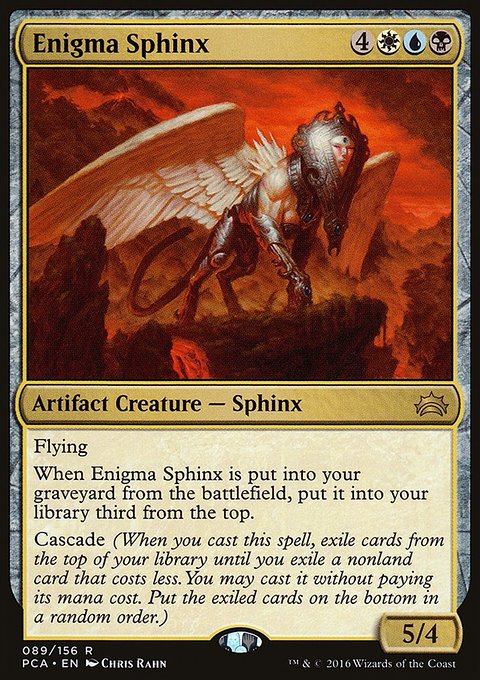 Enigma Sphinx, Planechase Anthology #89, Magic: The Gathering card