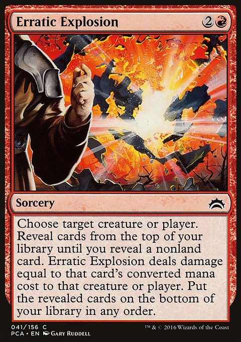 Erratic Explosion, Planechase Anthology #41, Magic: The Gathering card