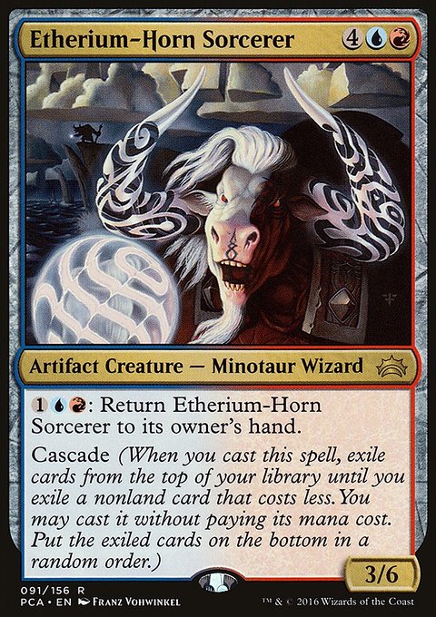 Etherium-Horn Sorcerer, Planechase Anthology #91, Magic: The Gathering card