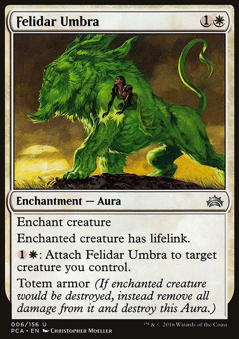 Felidar Umbra, Planechase Anthology #6, Magic: The Gathering card
