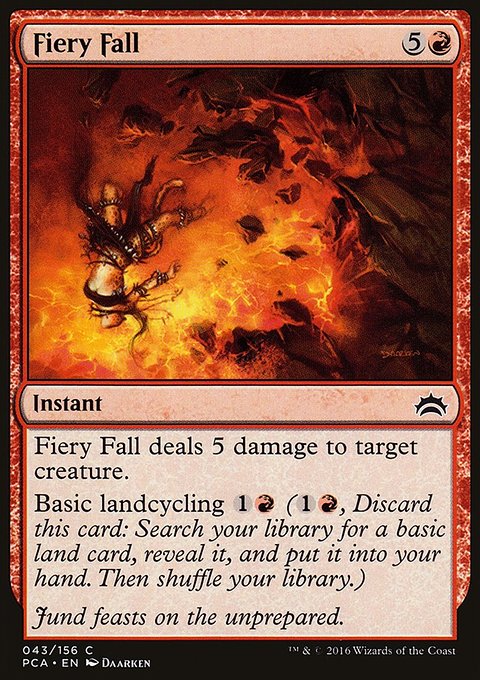 Fiery Fall, Planechase Anthology #43, Magic: The Gathering card