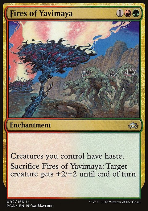 Fires of Yavimaya, Planechase Anthology #92, Magic: The Gathering card