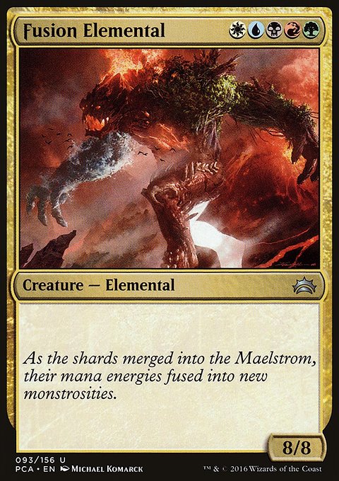 Fusion Elemental, Planechase Anthology #93, Magic: The Gathering card