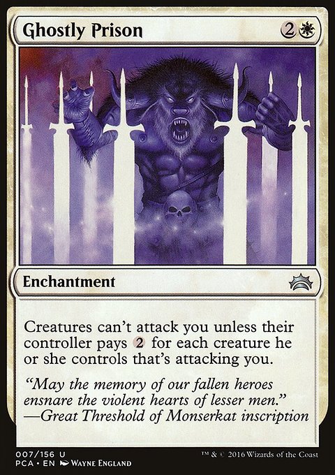 Ghostly Prison, Planechase Anthology #7, Magic: The Gathering card