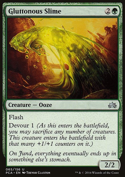 Gluttonous Slime, Planechase Anthology #65, Magic: The Gathering card