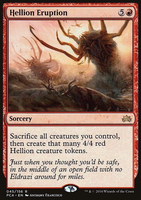 Hellion Eruption, Planechase Anthology #45, Magic: The Gathering card