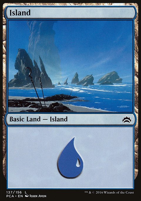 Island, Planechase Anthology #137, Magic: The Gathering card