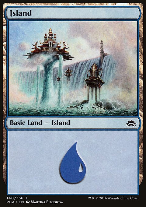 Island, Planechase Anthology #140, Magic: The Gathering card