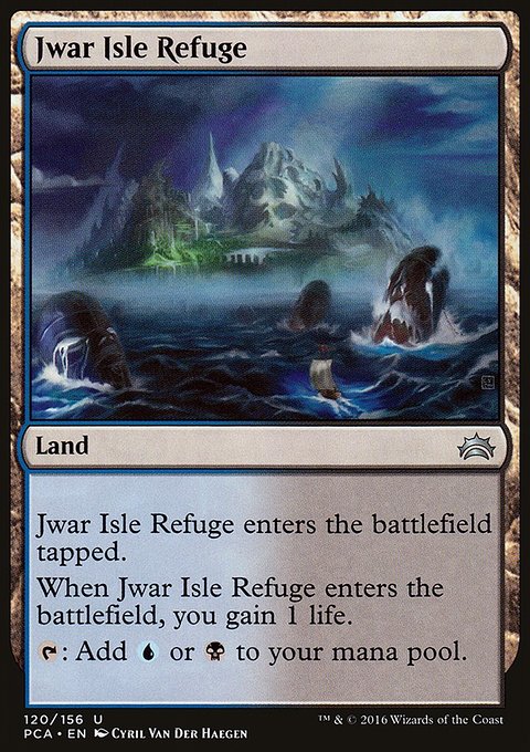 Jwar Isle Refuge, Planechase Anthology #120, Magic: The Gathering card