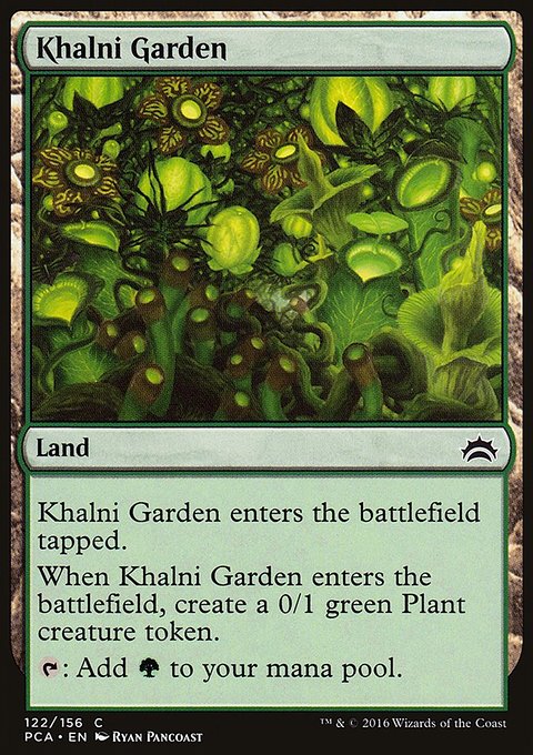 Khalni Garden, Planechase Anthology #122, Magic: The Gathering card