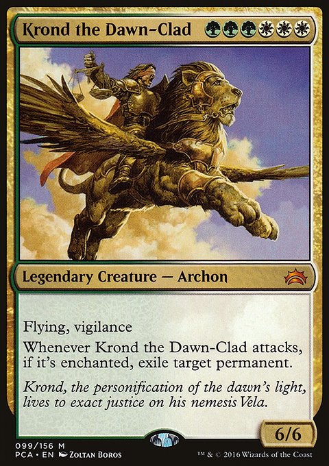 Krond the Dawn-Clad, Planechase Anthology #99, Magic: The Gathering card