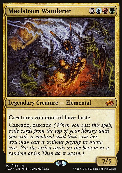 Maelstrom Wanderer, Planechase Anthology #101, Magic: The Gathering card
