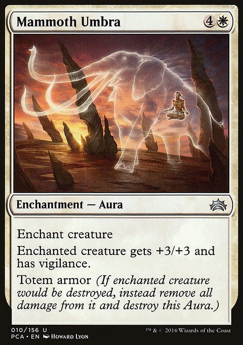 Mammoth Umbra, Planechase Anthology #10, Magic: The Gathering card