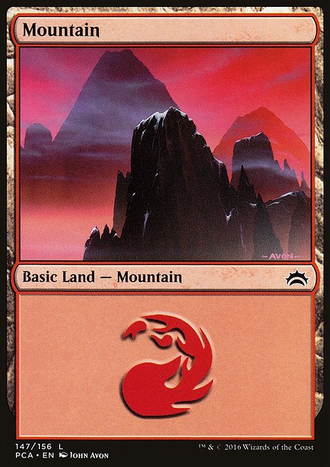 Mountain, Planechase Anthology #147, Magic: The Gathering card