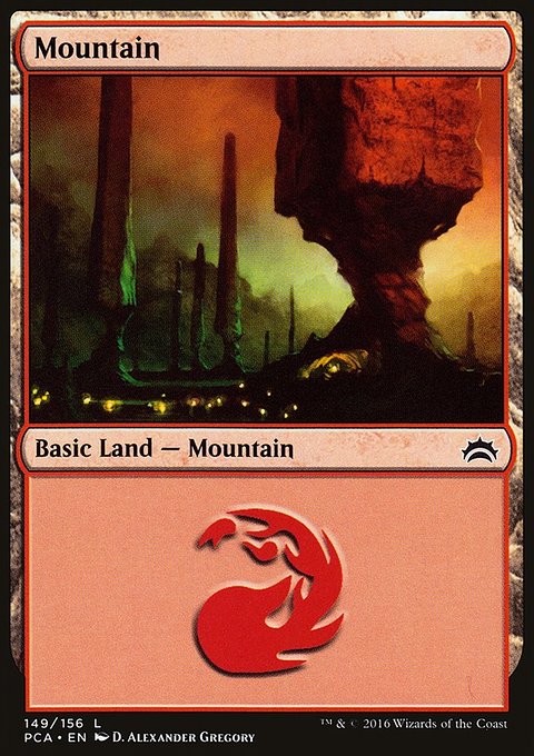 Mountain, Planechase Anthology #149, Magic: The Gathering card