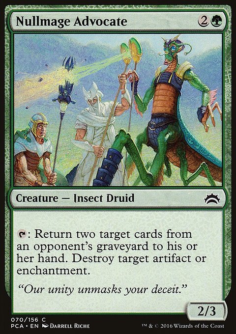 Nullmage Advocate, Planechase Anthology #70, Magic: The Gathering card
