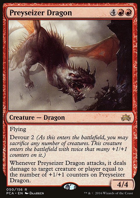 Preyseizer Dragon, Planechase Anthology #50, Magic: The Gathering card