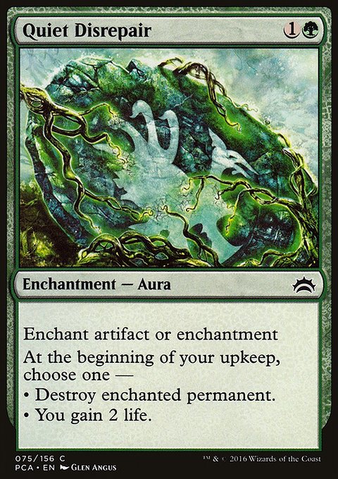 Quiet Disrepair, Planechase Anthology #75, Magic: The Gathering card