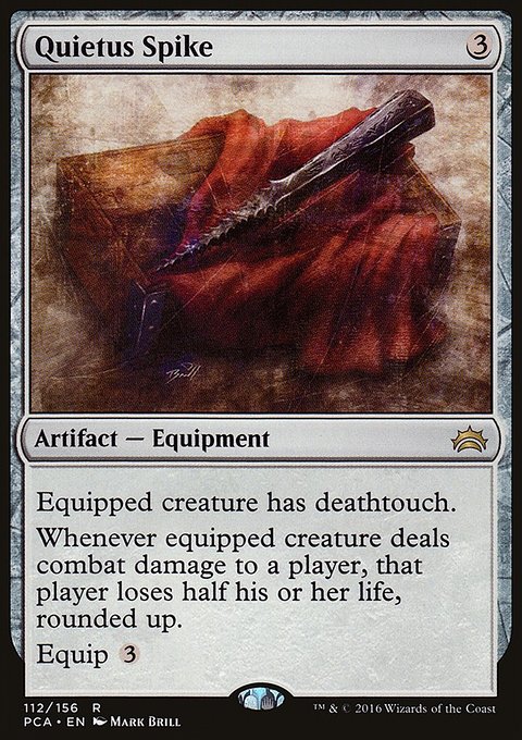 Quietus Spike, Planechase Anthology #112, Magic: The Gathering card