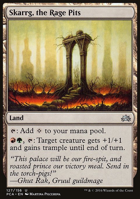 Skarrg, the Rage Pits, Planechase Anthology #127, Magic: The Gathering card
