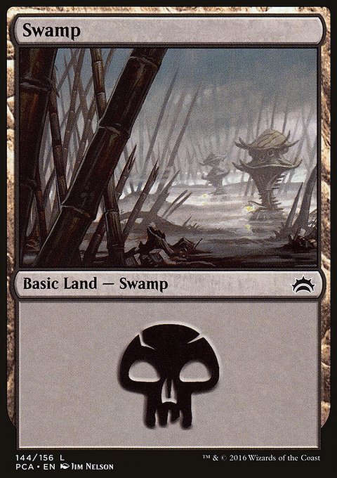 Swamp, Planechase Anthology #144, Magic: The Gathering card