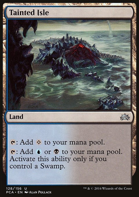 Tainted Isle, Planechase Anthology #128, Magic: The Gathering card