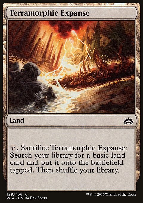 Terramorphic Expanse, Planechase Anthology #129, Magic: The Gathering card