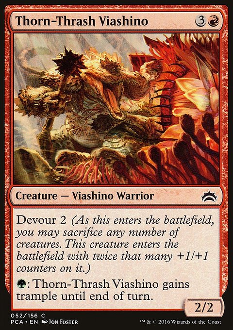 Thorn-Thrash Viashino, Planechase Anthology #52, Magic: The Gathering card