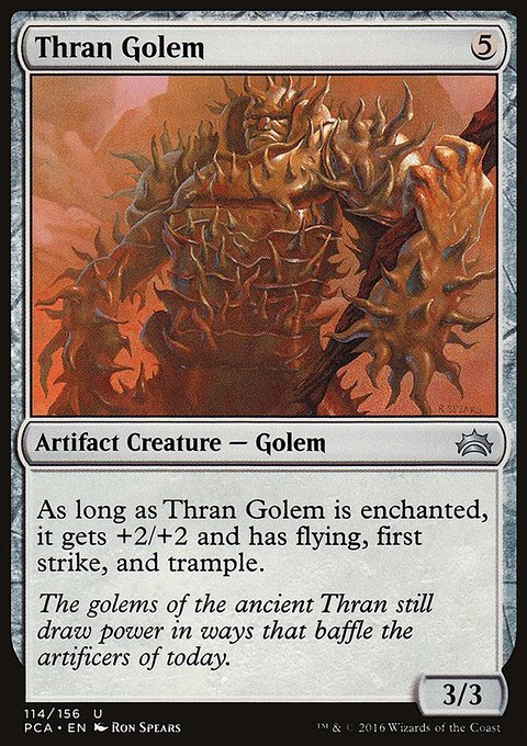 Thran Golem, Planechase Anthology #114, Magic: The Gathering card