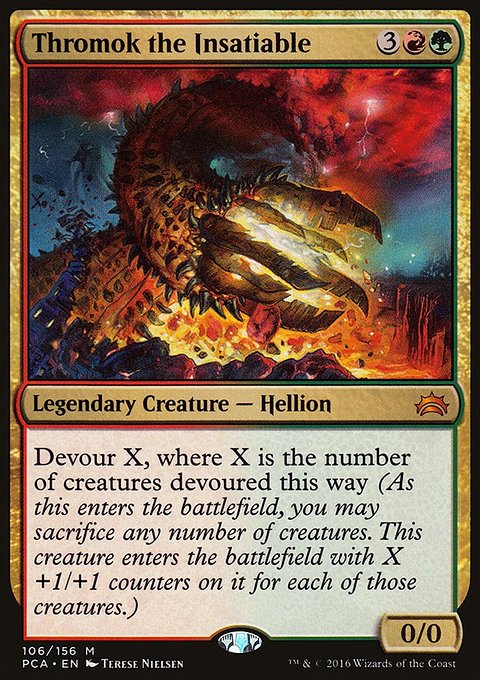 Thromok the Insatiable, Planechase Anthology #106, Magic: The Gathering card