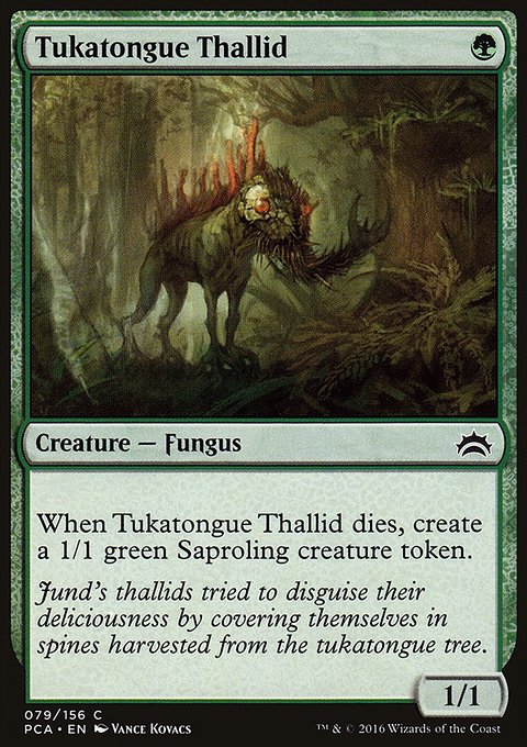 Tukatongue Thallid, Planechase Anthology #79, Magic: The Gathering card