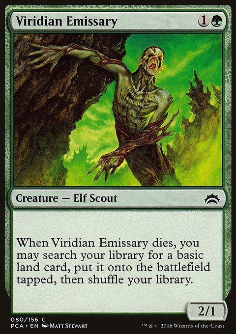 Viridian Emissary, Planechase Anthology #80, Magic: The Gathering card