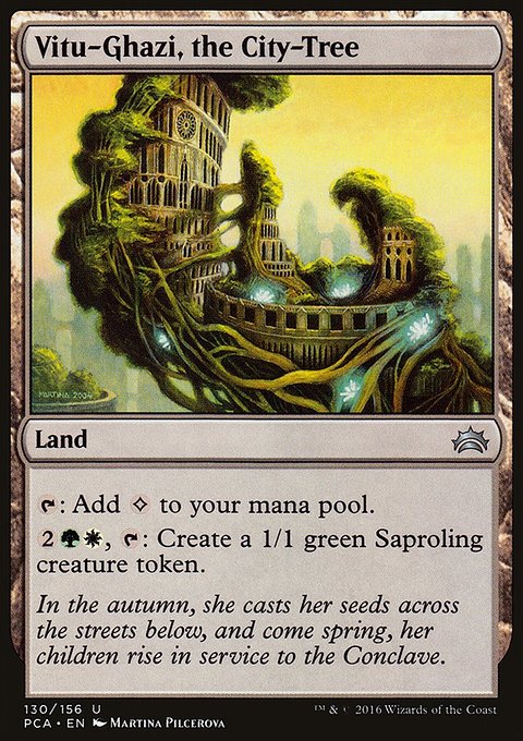 Vitu-Ghazi, the City-Tree, Planechase Anthology #130, Magic: The Gathering card