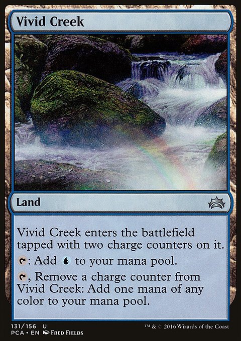 Vivid Creek, Planechase Anthology #131, Magic: The Gathering card