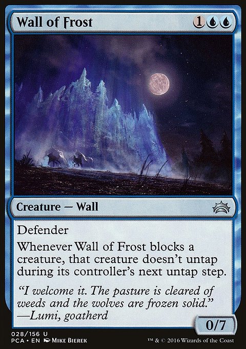 Wall of Frost, Planechase Anthology #28, Magic: The Gathering card