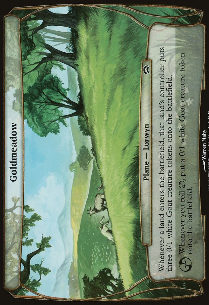 Goldmeadow, Planechase Planes #13, Magic: The Gathering card