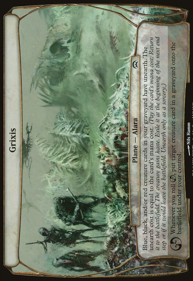 Grixis, Planechase Planes #15, Magic: The Gathering card