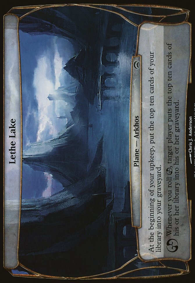 Lethe Lake, Planechase Planes #21, Magic: The Gathering card