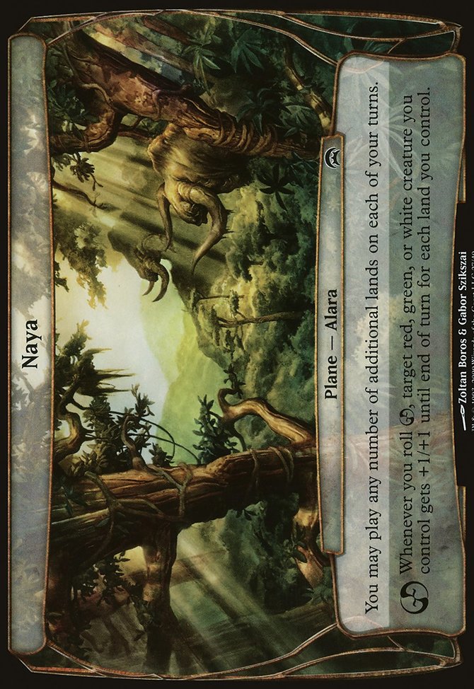 Naya, Planechase Planes #27, Magic: The Gathering card