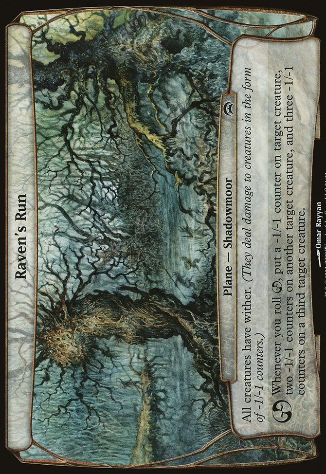Raven's Run, Planechase Planes #31, Magic: The Gathering card