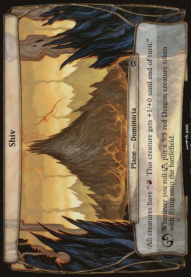 Shiv, Planechase Planes #34, Magic: The Gathering card