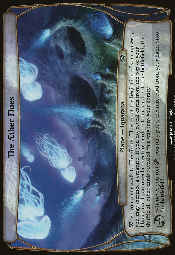 The Aether Flues, Planechase Planes #2, Magic: The Gathering card