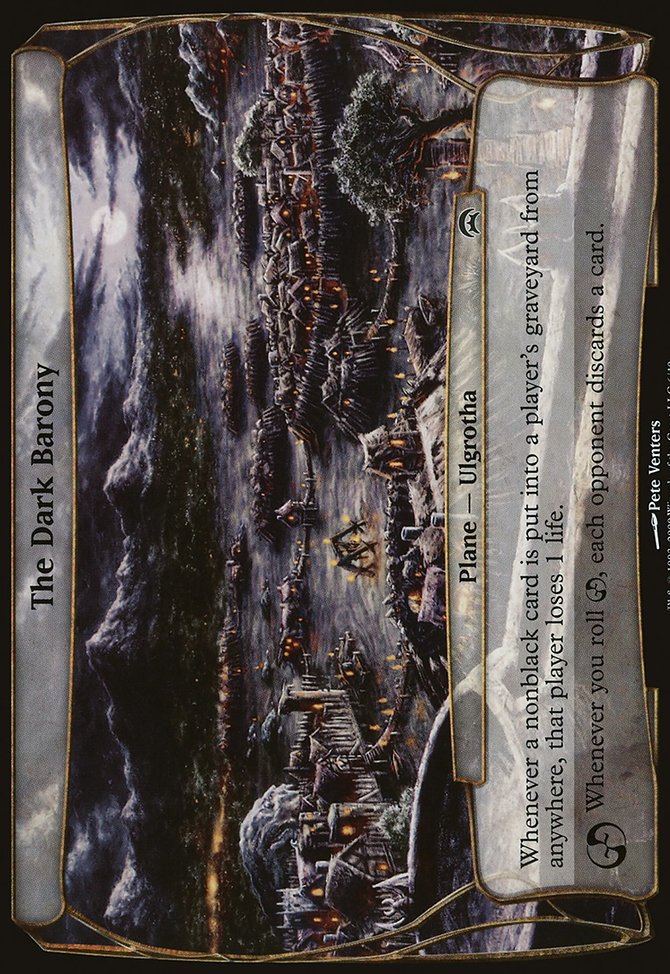 The Dark Barony, Planechase Planes #6, Magic: The Gathering card