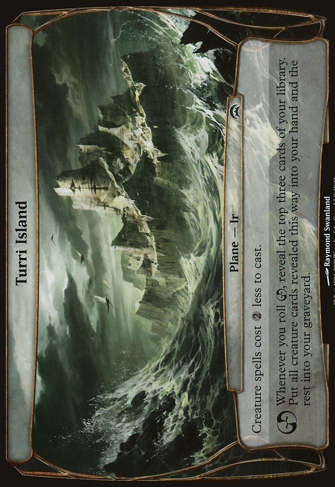 Turri Island, Planechase Planes #38, Magic: The Gathering card